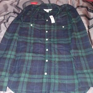 NWT Ladies Flannel Shirt